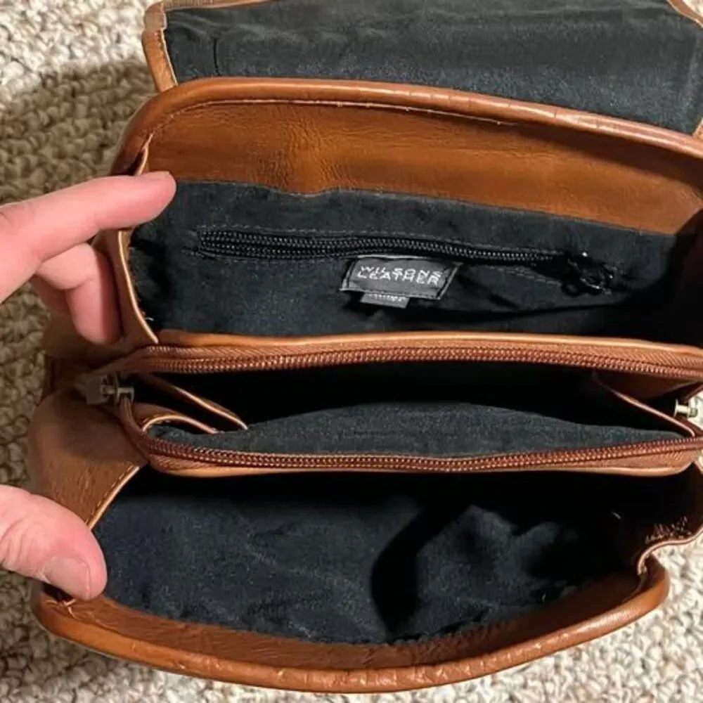 Wilsons Leather brown leather backpack